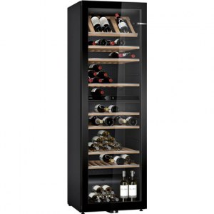 Bosch | Wine Cooler | KWK36ABGA | Energy efficiency class G | Free standing | Bottles capacity 199 | Cooling type | Black